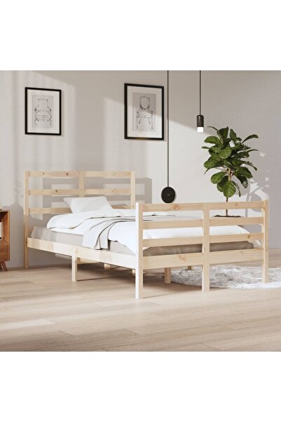 Concept Σκελετός κρεβατιού, 120x200 εκ., μασίφ ξύλο πεύκου