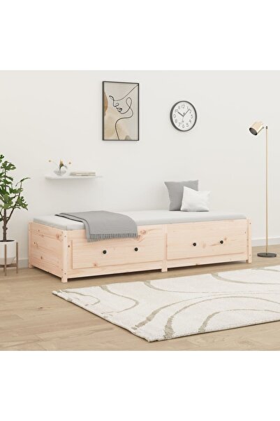 Concept Pat de zi, 90x200 cm, lemn masiv de pin