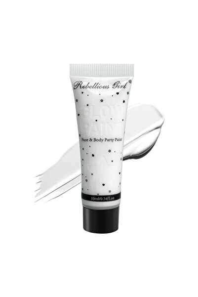 SELA Neon Paint for Face and Body 10 ml Glow Paint White 01