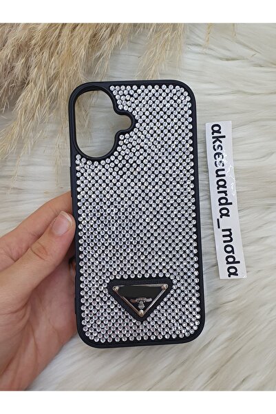 ZB Aksesuarda Moda iPhone 17 Compatible Luxury Full Stone Branded Case