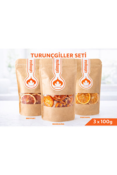 calimyrna Set of Citrus Fruits Dried Fruit 3X100G |   Orange |   Mandarin |  ...
