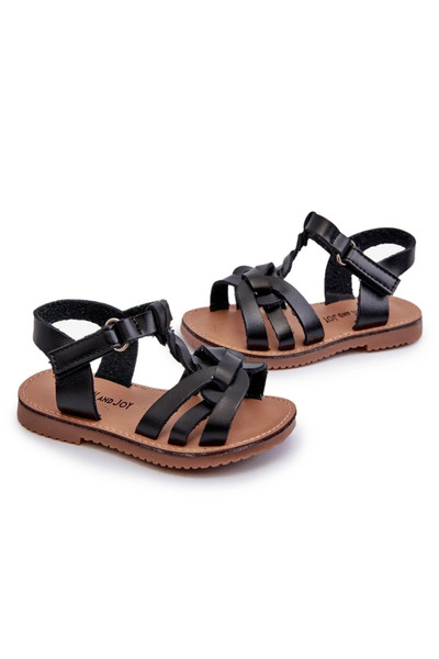 BOTO Children's Sandals with Velcro Fastening Black Marimona 23
