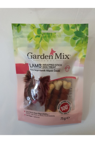 Gardenmix PATİLİMARKET köpek ödülü kuzu sargılı kemik