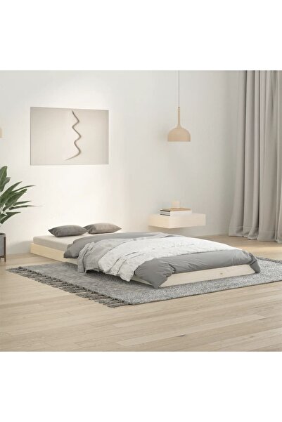 Concept Σκελετός κρεβατιού, λευκό, 90x200 cm, μασίφ ξύλο πεύκου