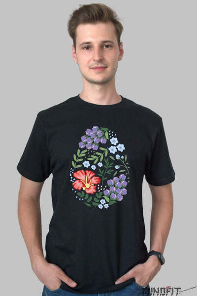 GILDAN Tricou Floral Armonie In Stil Si Natura