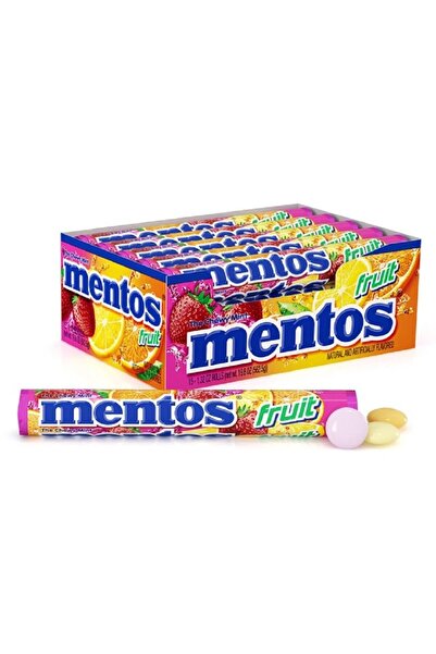 Mentos Mentos Fruit Rolls, 24 x 29.7g Box