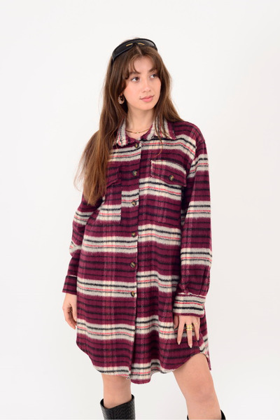 Park Moda 20436 Oduncu Short Shirt Dress