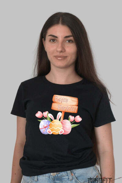GILDAN Happy Easter T-Shirt Magic Spring Bunny