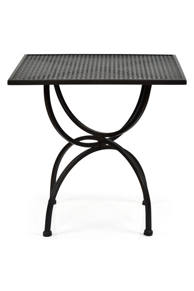 Maison Mex Square garden/terrace table ROMEO L.75 l.75 H.73 black