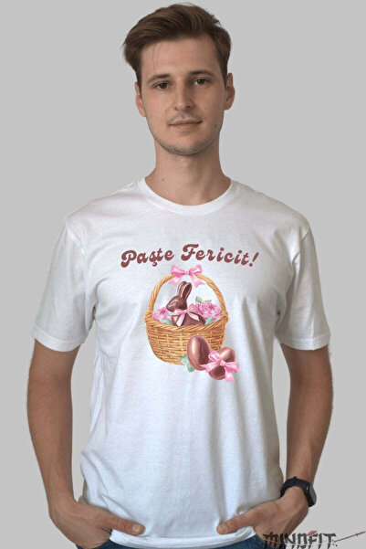 GILDAN Tricou Paste Fericit Iepuras Din Ciocolata