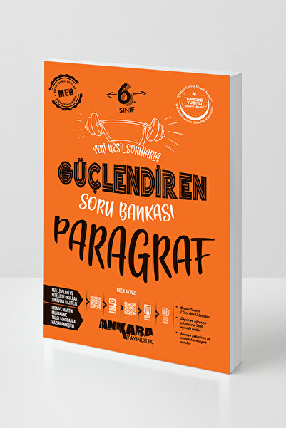 Ankara Yayıncılık 6. Sınıf Paragraf Soru Bankası Güçlendiren Yeni Nesil Sorular