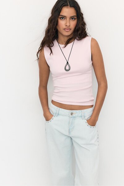 Stradivarius Basic kolsuz tişört