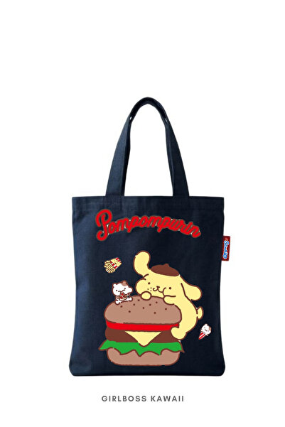 Girlboss Kawaii حقيبة بومبومبورين صغيرة الحجم/ للأجهزة اللوحية/ للكتب/ للتسوق...