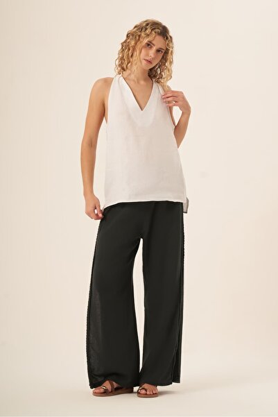 Whitefin Galatea Linen Upper White