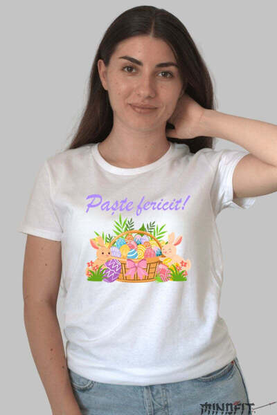 GILDAN Happy Easter T-Shirt Bunnies Near the Ready Basket