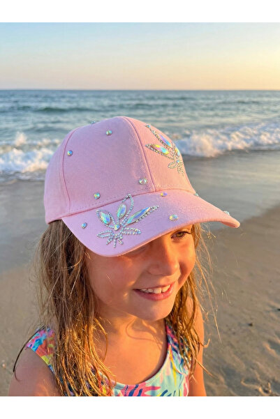PIECE SIGNATURE 100% Βαμβάκι , Καπέλο με πέτρες για νεαρά κορίτσια (9-15 ετών...