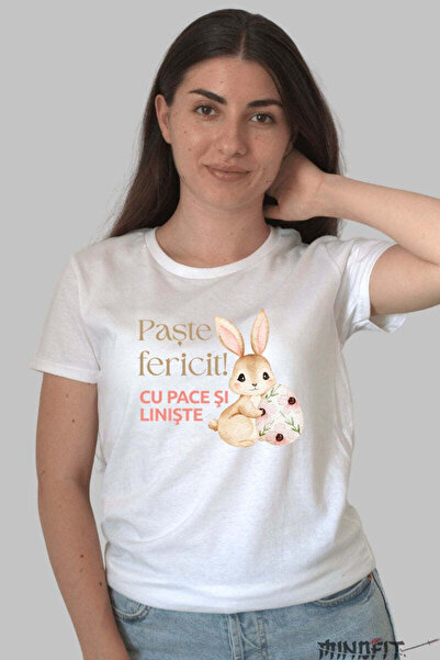 GILDAN Happy Easter T-Shirt Bunny Bringing Peace And Tranquility