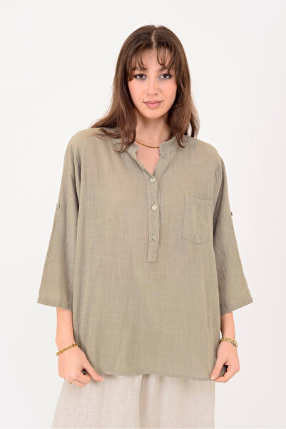 Park Moda A0026 Pocket Detail Shirt