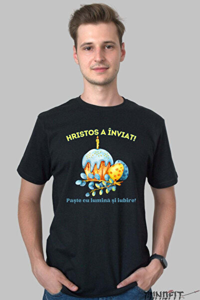 GILDAN Tricou Paste Fericit Hristos A Inviat