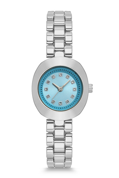 Newera Watch Metal Cord Oval Minimal Women's Wristwatch