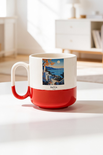 BB TRADE Datça Designed Ceramic Printed Pro Mug 330ml