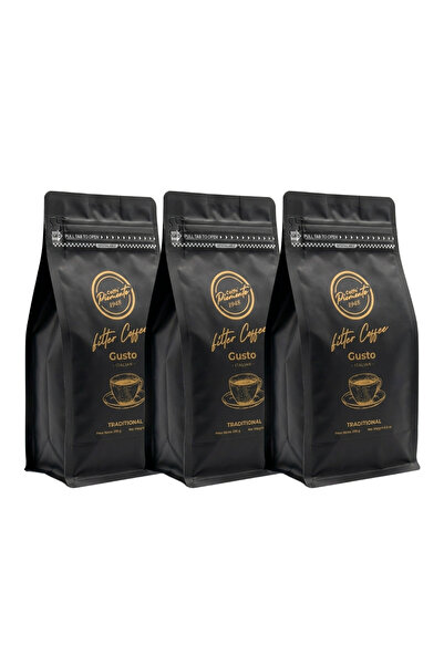 Caffe Piemonte قهوة غوستو الإيطالية المحمصة داكنة اللون (3×250 جرام)