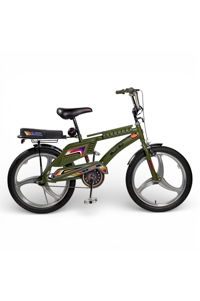 ALBADER Rambo Freestyle Children's Bicycle with Wide Wheels, 20-Inch, Kids Bike