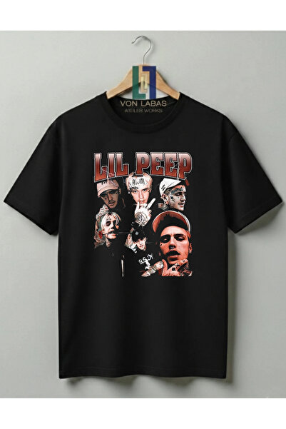 Grafftee Clothing Tricou unisex Lil Peep Hellboy cu design special cu imprime...