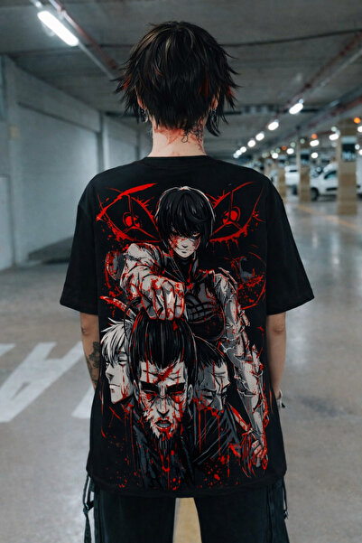 SHINOBIX Jujutsu Kaisen Anime Maki Zenin Legacy Oversize Printed T-Shirt
