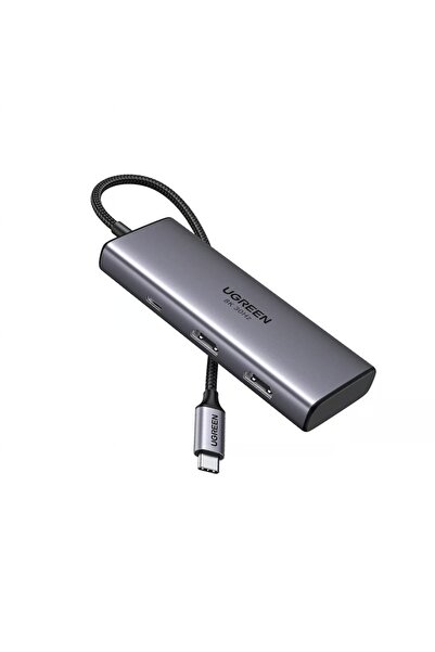 Ugreen USB-C Hub with 2x USB, 2x HDMI, 2x Type-C, 5Gbps, PD100W, Grey