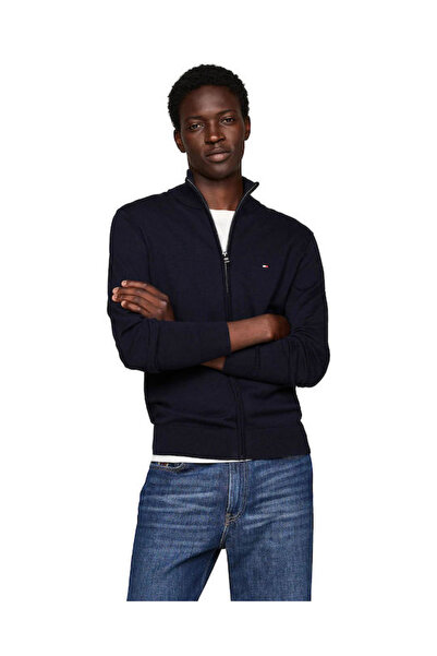 Tommy Hilfiger Men's Knitted Cardigan Navy Blue