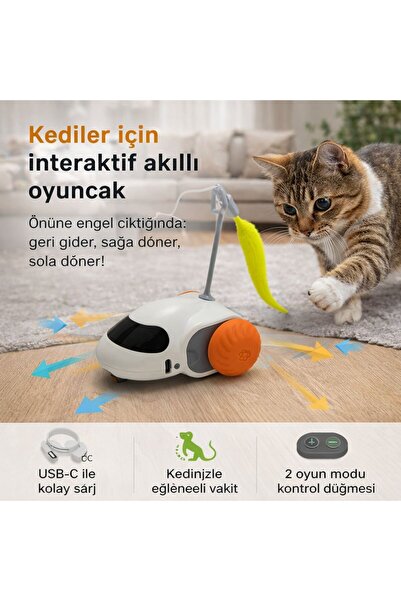Nunbell KEDİ OYUNCAGI HAREKETLİ ARABA