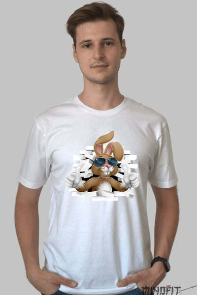 GILDAN Tricou Iepuras Cool Si Relaxat Cu Ochelari De Soare