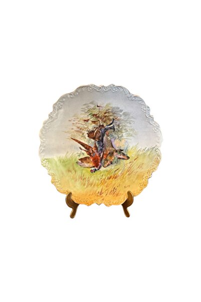 tayfuntufan antika koleksiyon 26 cm Diameter Limoges French Hand Painted Wall...