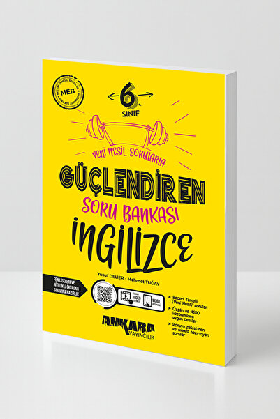 Ankara Yayıncılık 6. Sınıf İngilizce Soru Bankası Güçlendiren Yeni Nesil Sorular