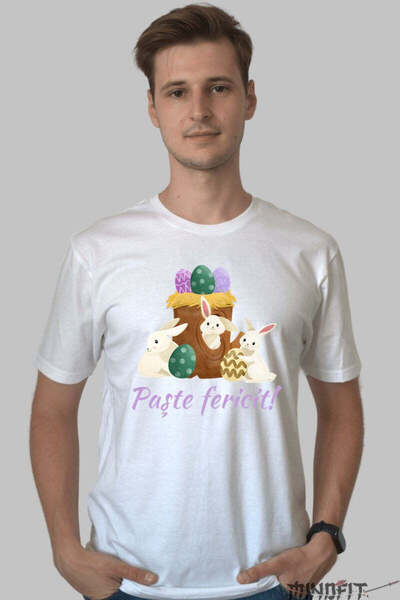 GILDAN Καλό Πάσχα Μπλουζάκι με Παιχνιδιάρικα Κουνελάκια στην Τρύπα
