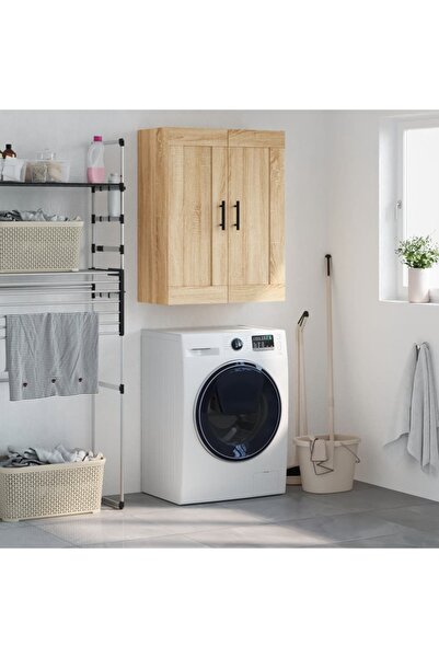 Concept Dulap TV pe perete stejar sonoma, 69,5x34x90 cm, lemn prelucrat