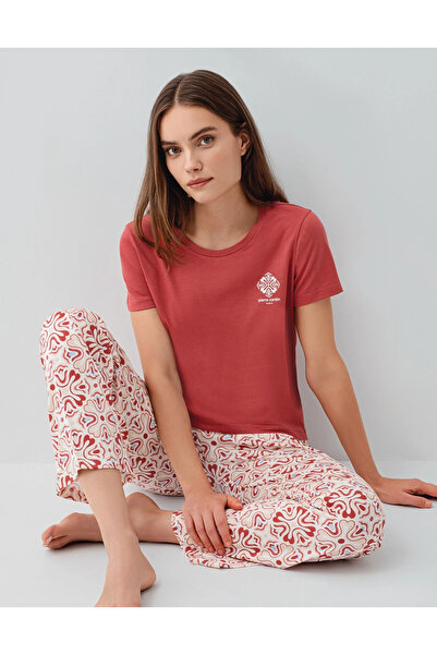 Pierre Cardin Set pijama de damă Bordeaux