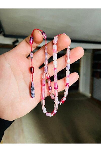 TTS TÜRK TESBİH SANATI Χειροποίητο Ροζάριο Μήκους Καρπού της Μάντρας Χειροτεχ...