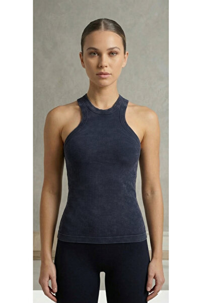 baim x Seamless Asit Washable λαιμόκοψη halter κοτλέ Αθλητικό Μπλουζάκι