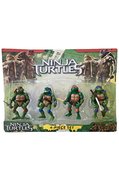 OEM Set of 4 Teenage Mutant Ninja Turtles Figures H 10 cm