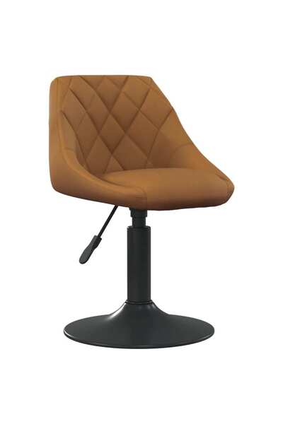 Concept Καρέκλα τραπεζαρίας, καφέ, Βελούδο