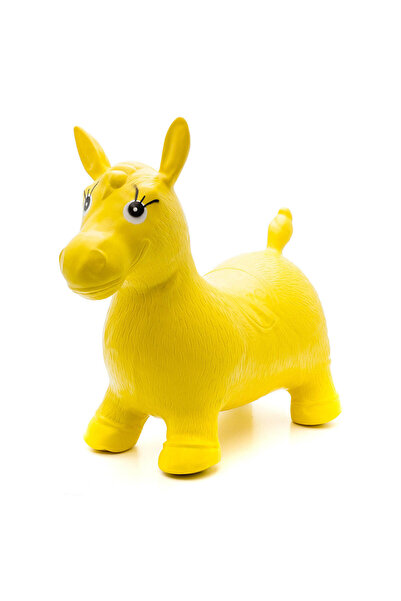 OEM Figurina cal, Atlas, Cauciuc, Galben, 56 × 27 × 47 cm