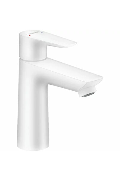 Hansgrohe Baterie lavoar Talis E 110 cu ventil Pop-Up alb mat