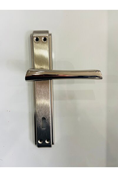 Sofuoğlu Safari Aynalı Oda Kapı Kolu Çift Renk Nikel/Saten