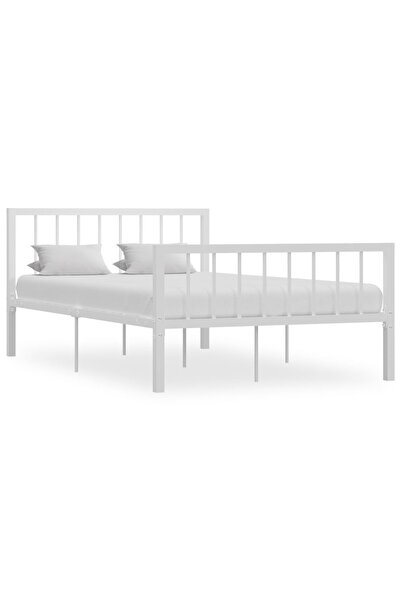Concept Bed frame, white, 120 x 200 cm, metal