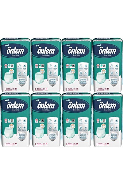 ÖNLEM Absorbent Panties Adult Diapers L - Large - Big 240 Pieces (8Pk*30)