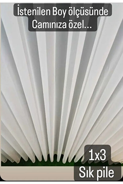 Brillant Натуральна бамбукова штора з тюлю TTM Shantuk Base 1x3 з щільними ск...