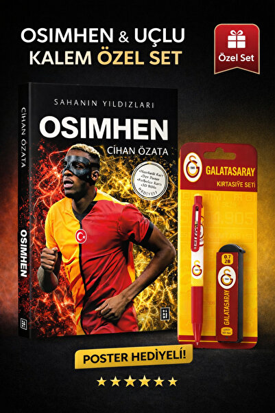 Parodi Yayınları Osimhen Kitabı & Uçlu Kalem Seti – Poster Hediyeli Özel Tara...