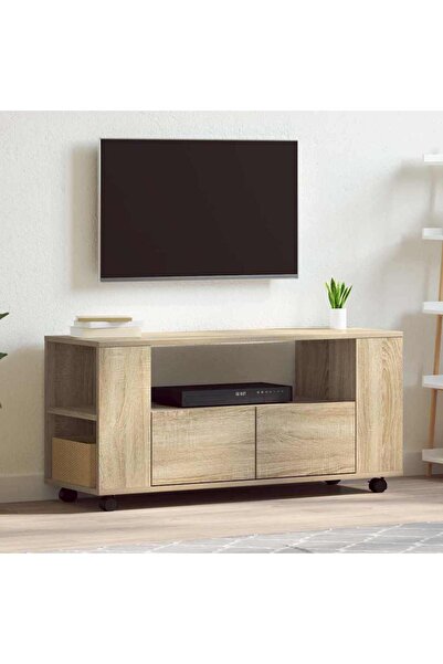Concept Comodă TV, stejar sonoma, 102x34,5x43 cm, lemn prelucrat
